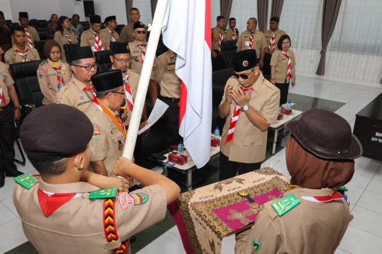 Erizal Ginting Terpilih sebagai Ketua Kwarcab Gerakan Pramuka Kota Pematang Siantar