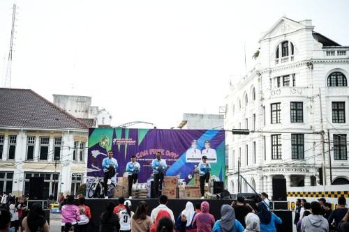 CFD Medan Diwarnai Olahraga Rekreasi Tonis