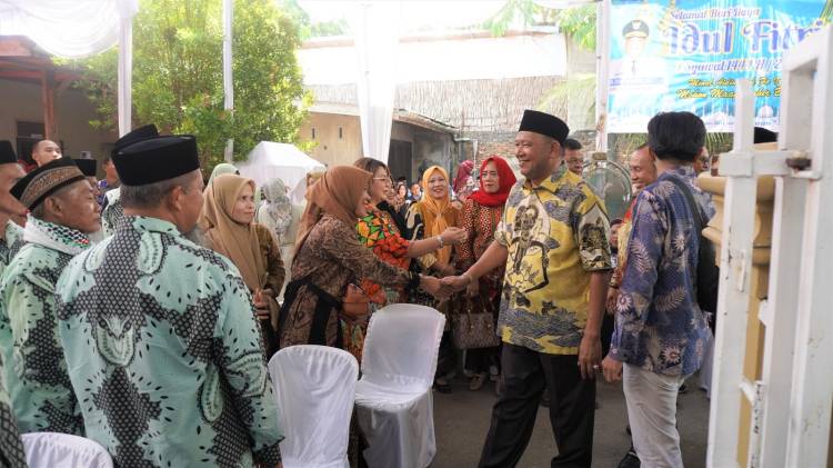 Halal Bi Halal dengan Para Tokoh, Syah Afandin: Mari Kokohkan Kebersamaan