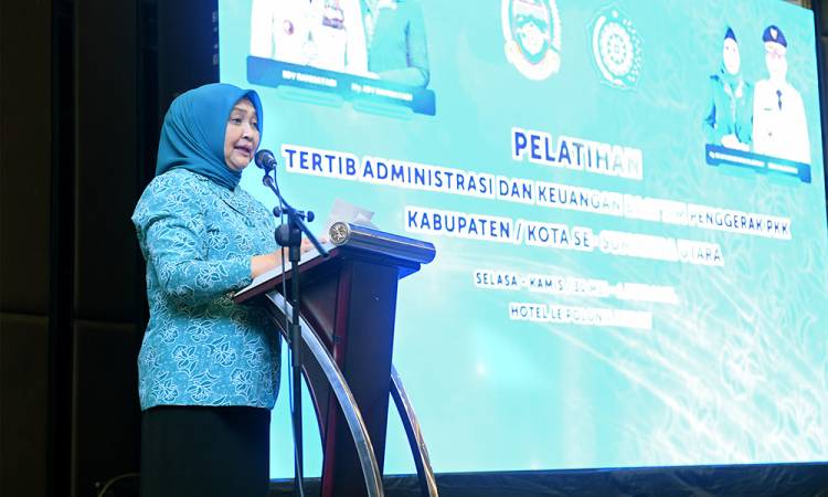 Nawal Lubis Buka Pelatihan Administrasi dan Keuangan Bagi Pengurus TP PKK se-Sumut