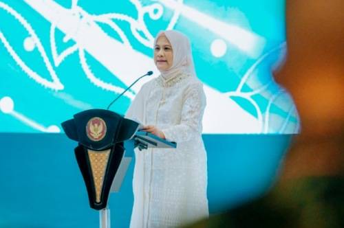 Puncak Peringatan HKG PKK, Ibu Negara Ingatkan Kader PKK Harus Miliki Etos Kerja Yang Tinggi