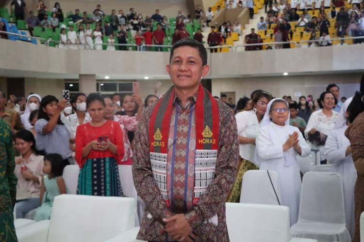 Kapolrestabes Medan Hadiri Paskah Oikumene Pemko Medan Tahun 2023