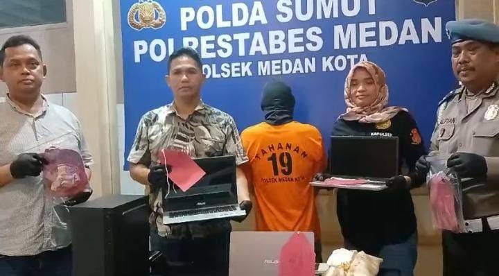 Polsek Medan Kota Ungkap Kasus Pencurian Aset Perusahaan Senilai Rp 250 Juta