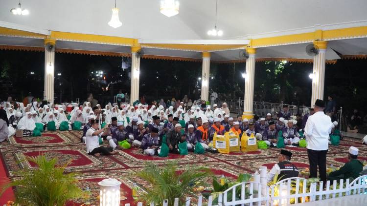 Pj Bupati Langkat Lepas 113 Jemaah Calon Haji Kloter 7 Kabupaten Langkat