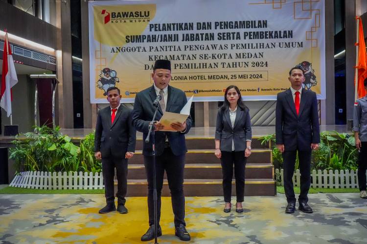 Walikota Medan Harapkan Panwascam Jalin Koordinasi dengan Kecamatan, Polsek dan Koramil