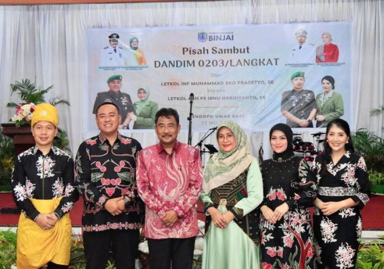 Pemko Binjai Gelar Pisah Sambut Komandan Kodim 0203/Lkt