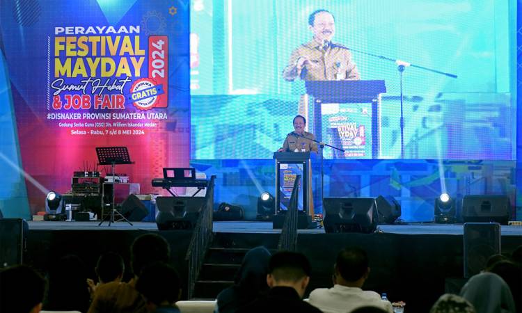 Buka Job Fair Sumut Hebat, Sekdaprov: Perlu Keberimbangan antara Lapangan Kerja dan Pencari Kerja