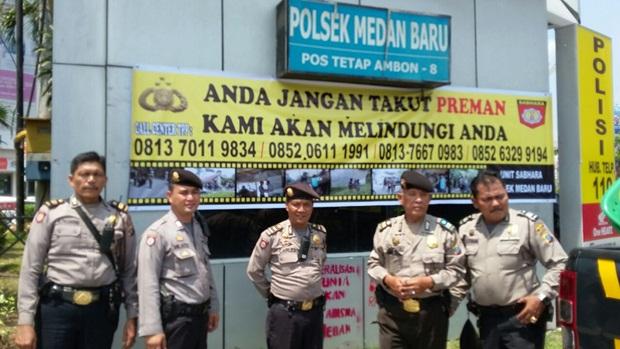 Polsek Medan Baru Razia Hotel Sibayak, Sejumlah Orang Diamankan