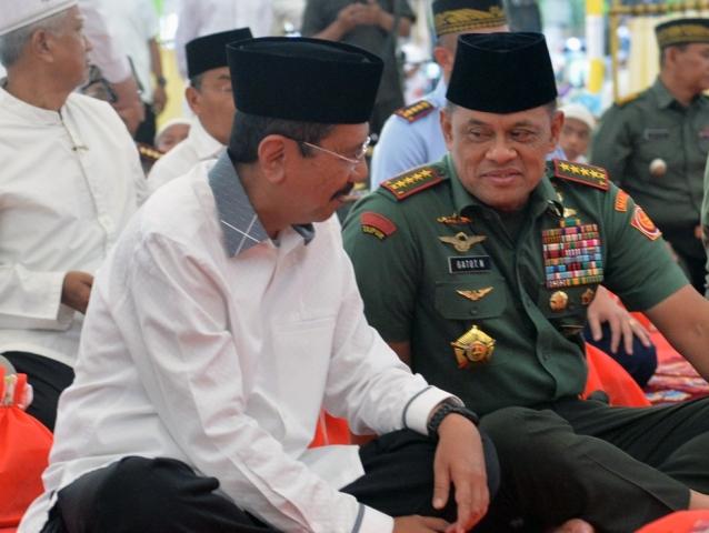 Panglima TNI Gelar Safari Ramadhan di Lapangan Benteng