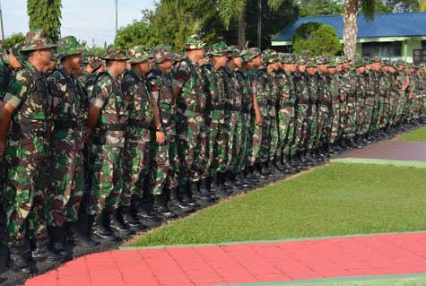 Korem 022/Pantai Timur Laksanakan Apel Kesiapsiagaan Antisipasi Arus Balik Lebaran