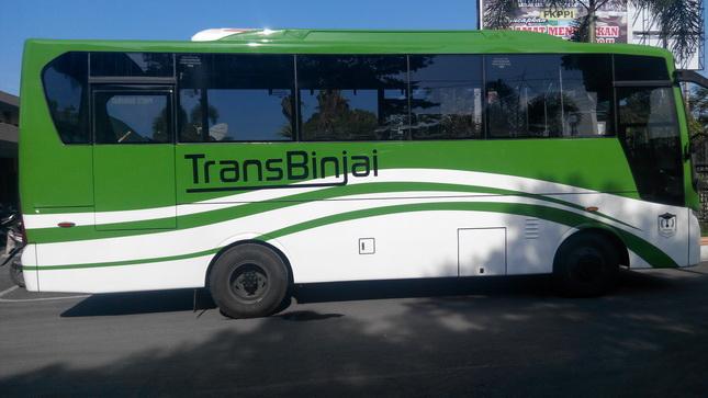 Tiba di Kantor Walikota, Bus Trans Binjai Segera Dioperasikan