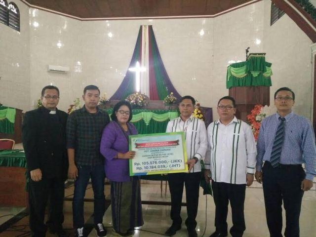 Meninggal dalam Tugas Gereja, BPJS Bayarkan Santunan Kematian ke Pendeta HKBP Juniper Damanik 