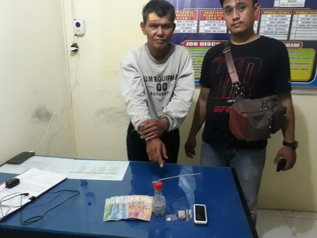 Polsek Bosar Maligas Simalungun Tangkap Pengedar Sabu di Kampung Keramat