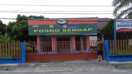 Kodim 0209/Labuhan Batu Dirikan Posko Sergap