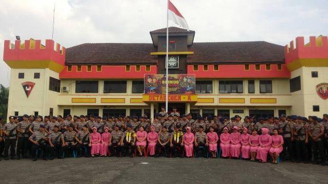 Usai Bertugas di Aceh, 450 Personil Brimob Poldasu Kembali ke Markas