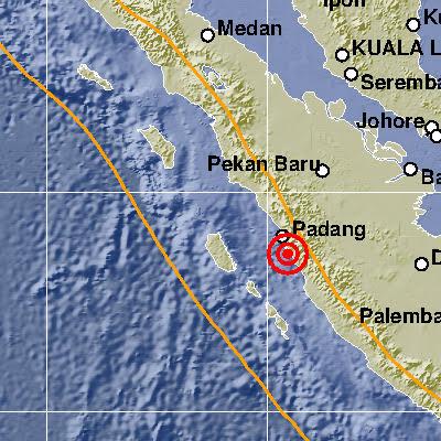Gempa Bumi 3,1 SR Guncang Sumatera Barat
