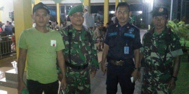 Babinsa Kodim 0203/Langkat Bantu Pengamanan di Lapas Binjai