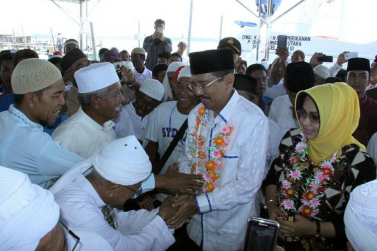 Gubernur Sumut Pertama Menginjakkan Kaki di Desa Jaring Halus