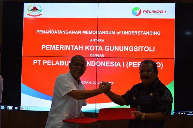 Pelindo 1 Tandatangani MoU dengan Pemko Gunungsitoli