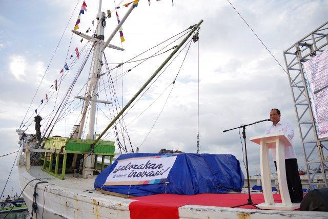 Tarik Tali Kapal, Menristekdikti Resmi Luncurkan Rangkaian Kegiatan Haktenas 