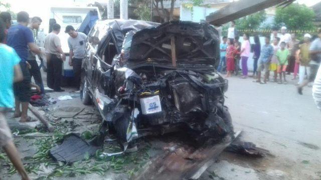 Mobil Tabrak Rumah Warga, 4 Napi Tanjung Gusta Gagal Kabur