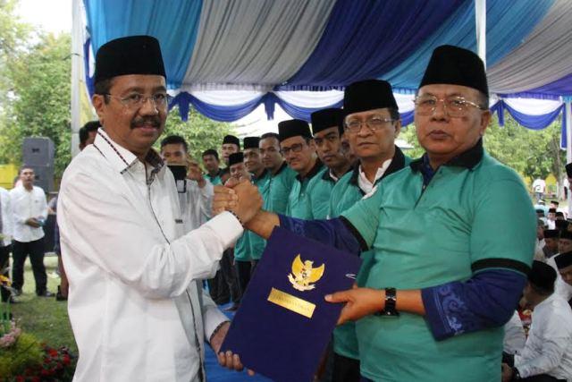 Gubsu Tengku Erry Kembali Lantik Bupati Sergai Soekirman