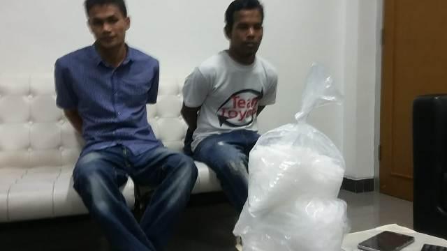 Selundupkan 1,5 Kg Sabu ke Makasar, Dua Warga Aceh Utara Diamankan di Bandara Kualanamu