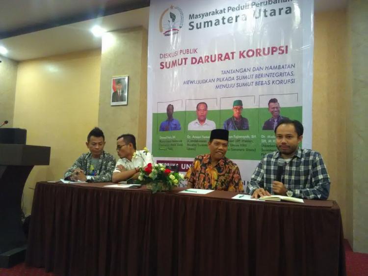 ICW Imbau Warga Sumut Pilih Pemimpin Anti Korupsi