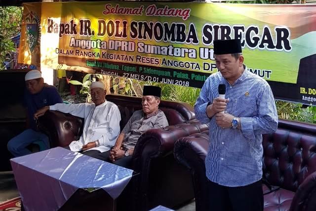Doli Sinomba: Tabagsel Butuh Sentuhan Intensif di Empat Bidang
