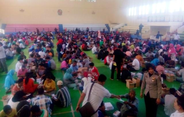 KPU Deli Serdang Lakukan Pelipatan Surat Suara Pilgubsu