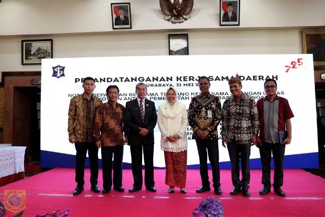 Pemkab Pakpak Bharat Jalin Kerjasama Jaringan Lintas Perkotaan dengan Pemko Surabaya