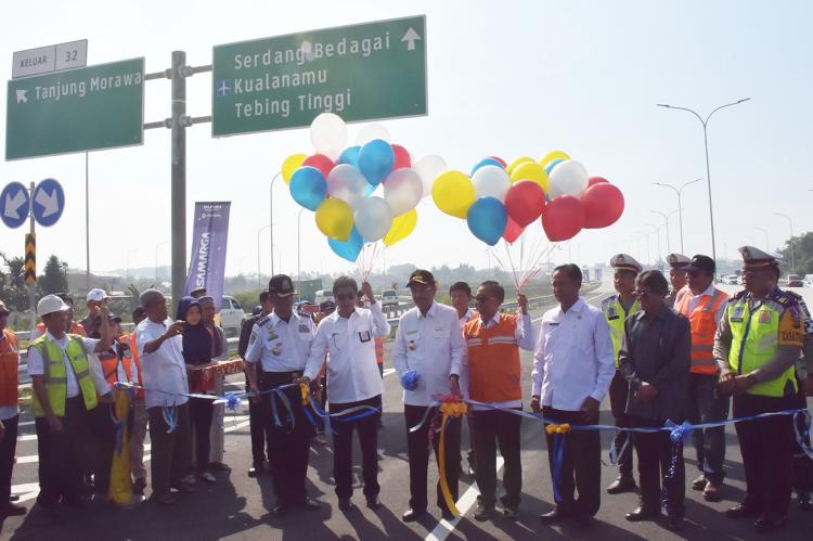 Jalan Tol Medan-Kualanamu-Tebingtinggi dan Tanjungmorawa-Parbarakan Dibuka Gratis Hingga H+5 Lebaran