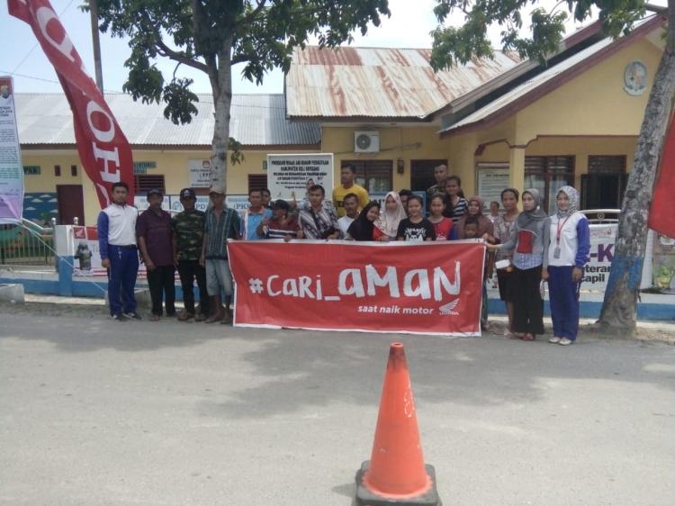 Sosialisasi Keselamatan Berkendara Diikuti Masyarakat Desa Wonosari