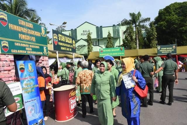 Kodam I/Bukit Barisan Gelar Bazaar Ramadan 1439 H