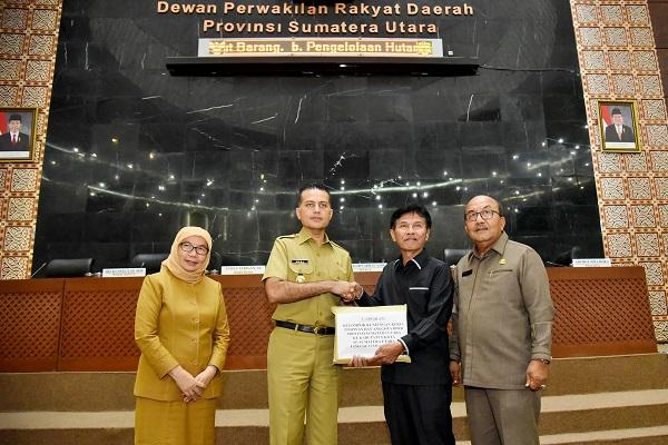 Terima Laporan Kunker Anggota DPRD Sumut, Wagubsu: Akan Segera Kita Tindaklanjuti