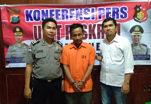 Jambret Boru Sihombing di Jalan Iskandar Muda, Sugiono Diringkus Tim Pegasus Polsek Medan Baru 