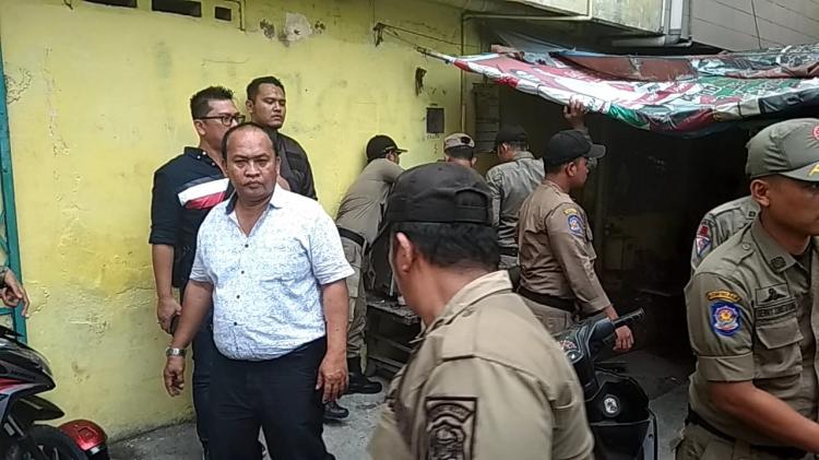 Lapak Geng Motor Dibongkar di Medan Baru