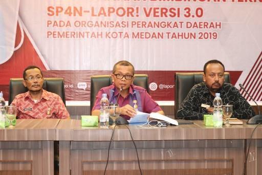 Walikota Buka Bimtek SP4N-Lapor Pemko Medan