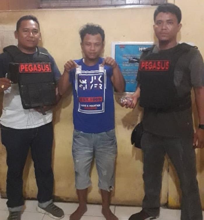 Polsek Patumbak Ringkus Pengedar Sabu di Jalan Pertahanan