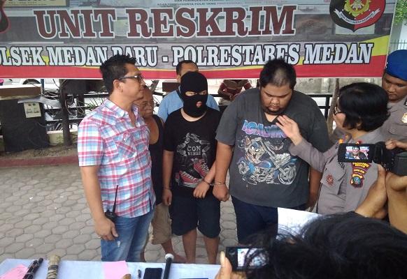 Kelompok Geng Motor Sadis di Medan Diringkus Polsek Medan Baru 