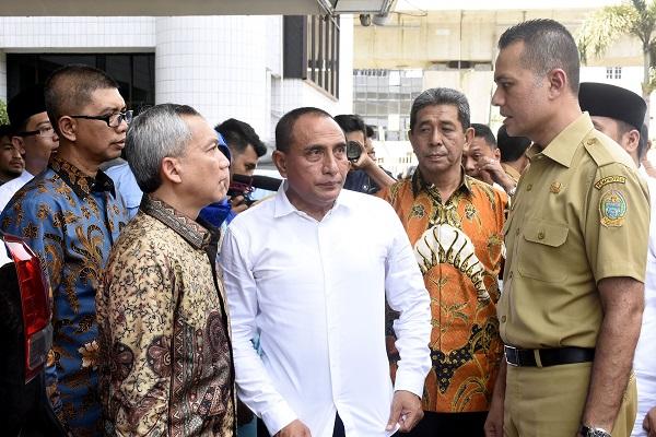 Di Hadapan Jajaran Direksi dan Pegawai PDAM Tirtanadi, Edy Rahmayadi: Ini Bukan Tempat Cari Makan, Ini Tempat Beramal