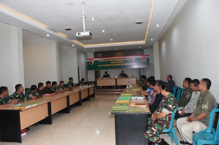 Korem 084 Bhaskara Jaya Terima Kunjungan Tim Spamad