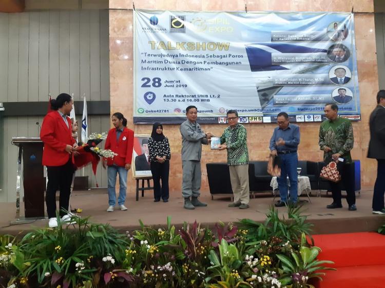 Aksi Bakamla di Seminar Nasional Sipil Expo 2019