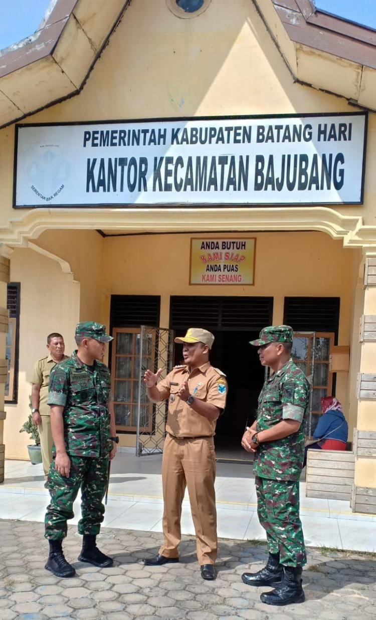 Dandim 0415 Batanghari Tinjau Persiapan TMMD ke-105 di Desa Ladang Peris