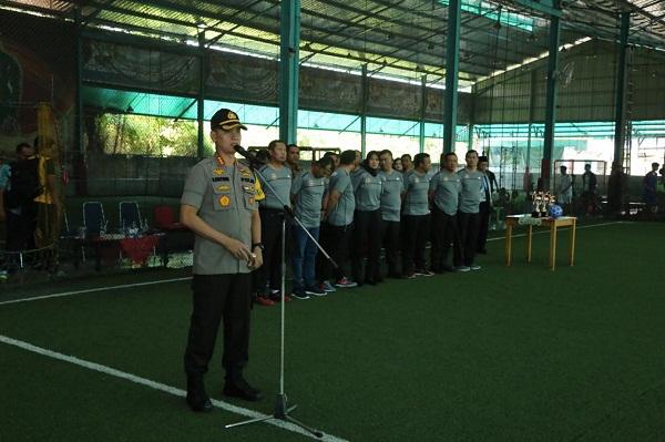 Buka Turnamen Futsal, Kapolrestabes Medan Minta Polisi Cintai Olahraga