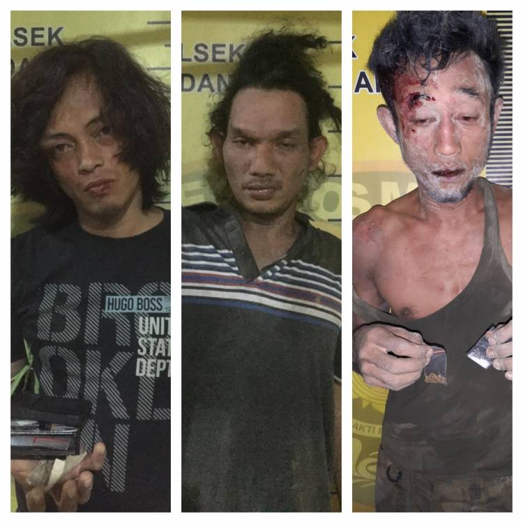 Tiga Pengedar Sabu di Dusun III Percut Sei Tuan Ditangkap Polisi