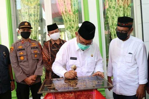 Akhyar Nasution Resmikan Masjid Al Ihsan Jalan Pancing I Medan Tembung