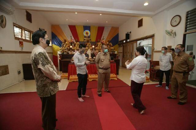 Akhyar Nasution Tinjau Penerapan Protokoler Kesehatan di Rumah Ibadah