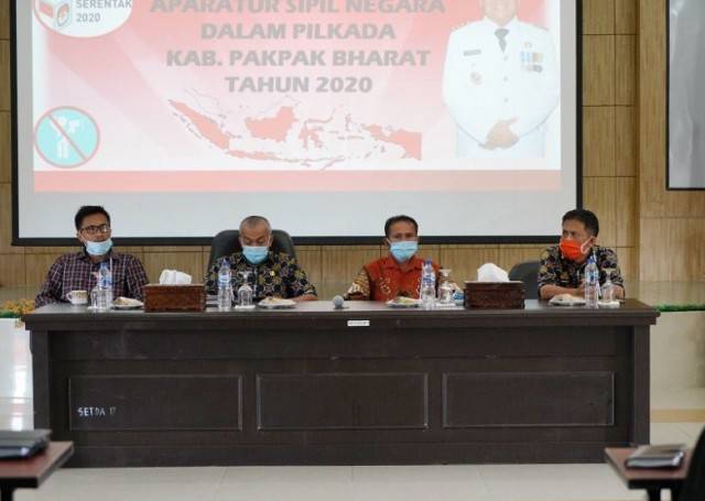Pilkada 2020, Sekda Tegaskan ASN di Pakpak Bharat Harus Profesional dan Berintegritas