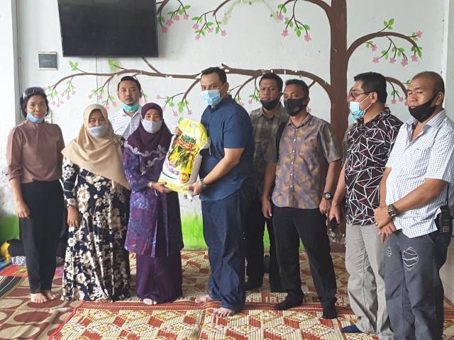 Sat Reskrim Polrestabes Medan Sambut HUT Bhayangkara ke-74 Bersama Anak-anak Panti Asuhan